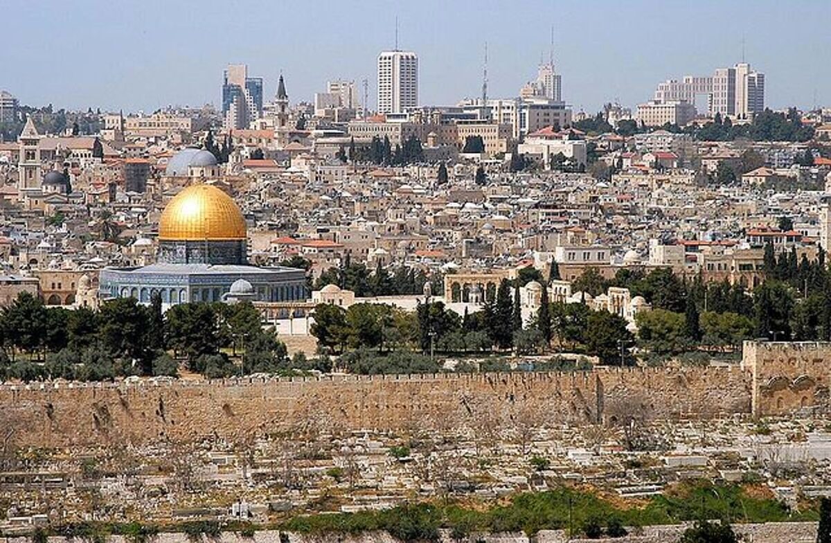 Jerusalem panorama from the Mount of Olives