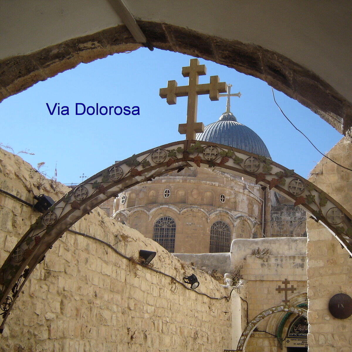 Via Dolorosa in Jerusalem Old City